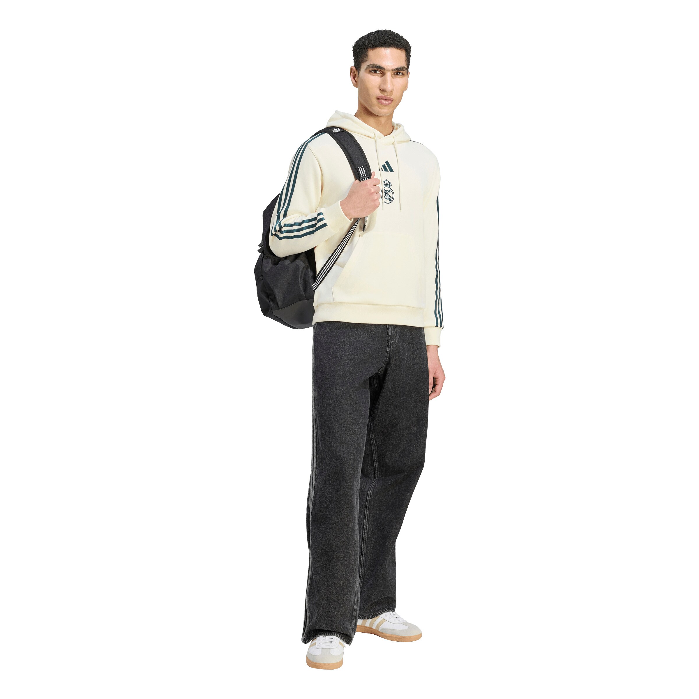 ADIDAS PERFORMANCE Sports sweatshirt 'REAL FARM' in Beige