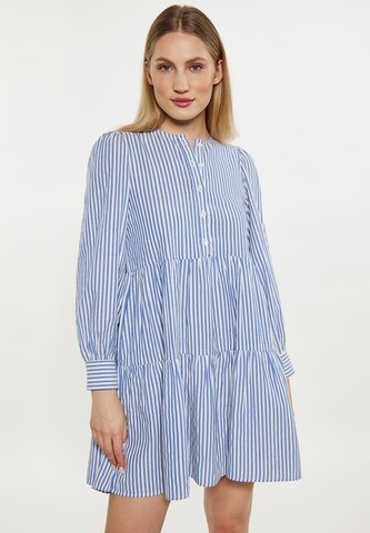 Robe-chemise DreiMaster Maritim en bleu : devant