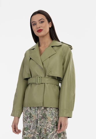 faina Prehodna jakna | zelena barva: sprednja stran