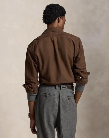Polo Ralph Lauren Regular Fit Hemd in Braun