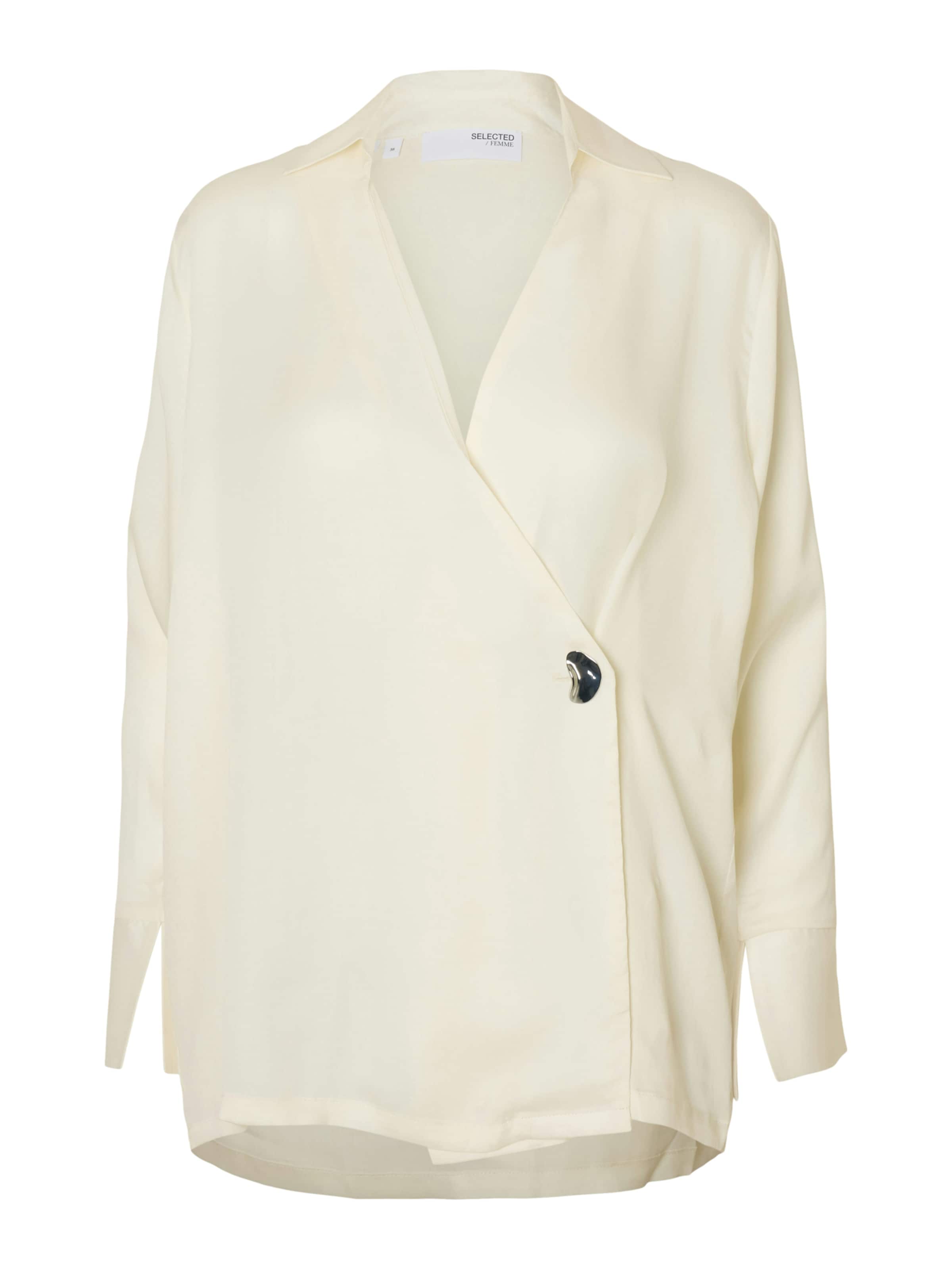 SELECTED - Blusa 'SLFJolly' em bege: frente