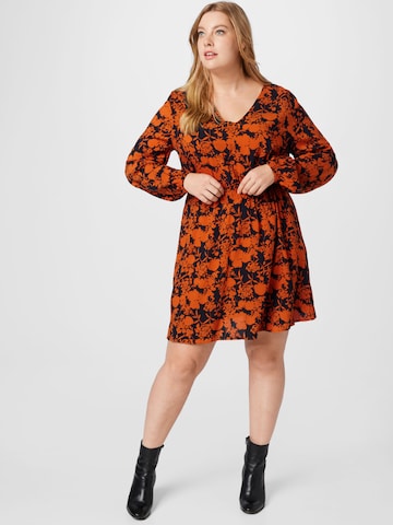 ABOUT YOU Curvy Dress 'Miriam' in Orange: front