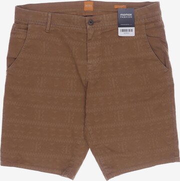 BOSS Shorts in 50 in Brown: front