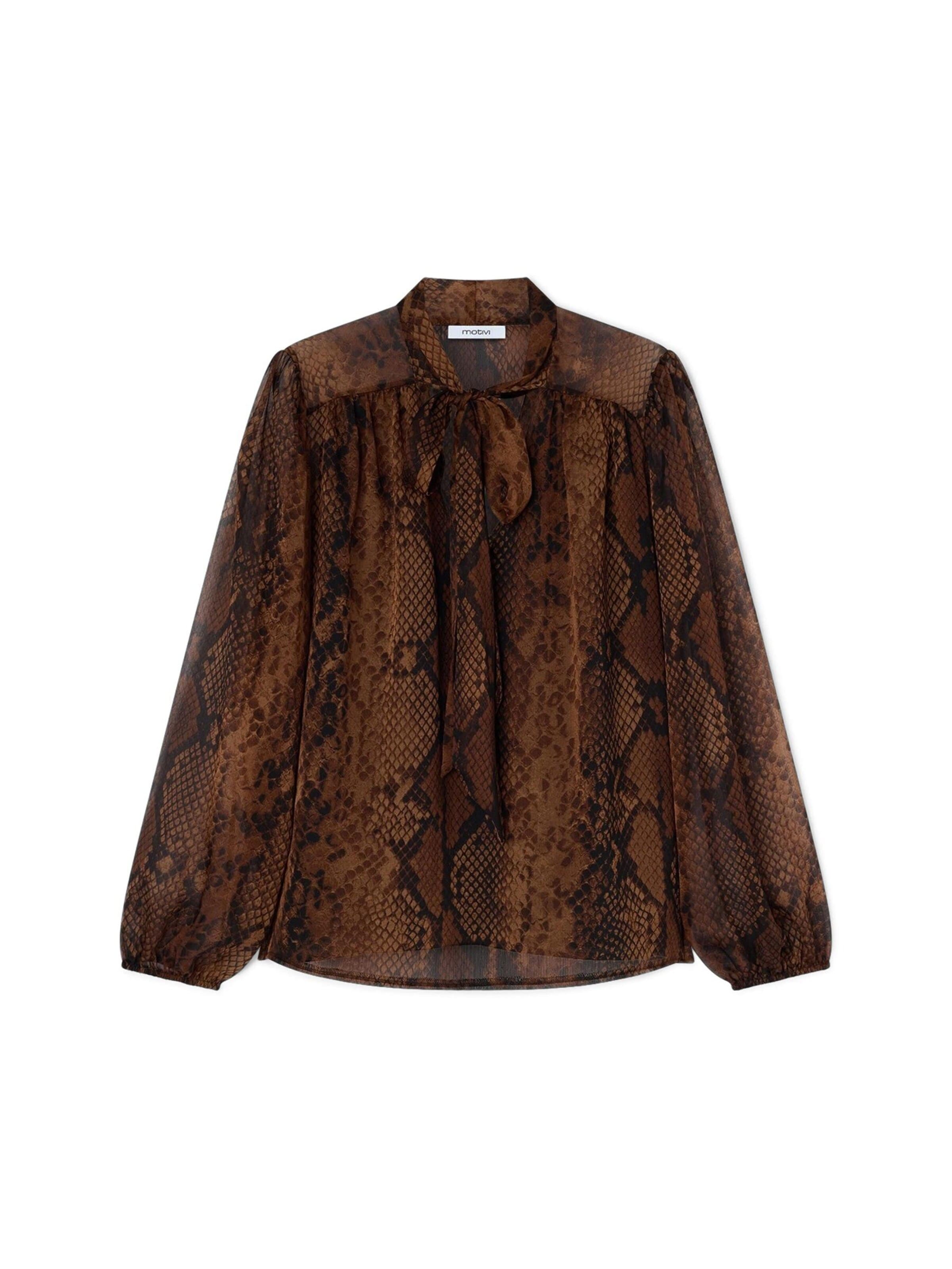 MOTIVI - Blusa en marrón: frente