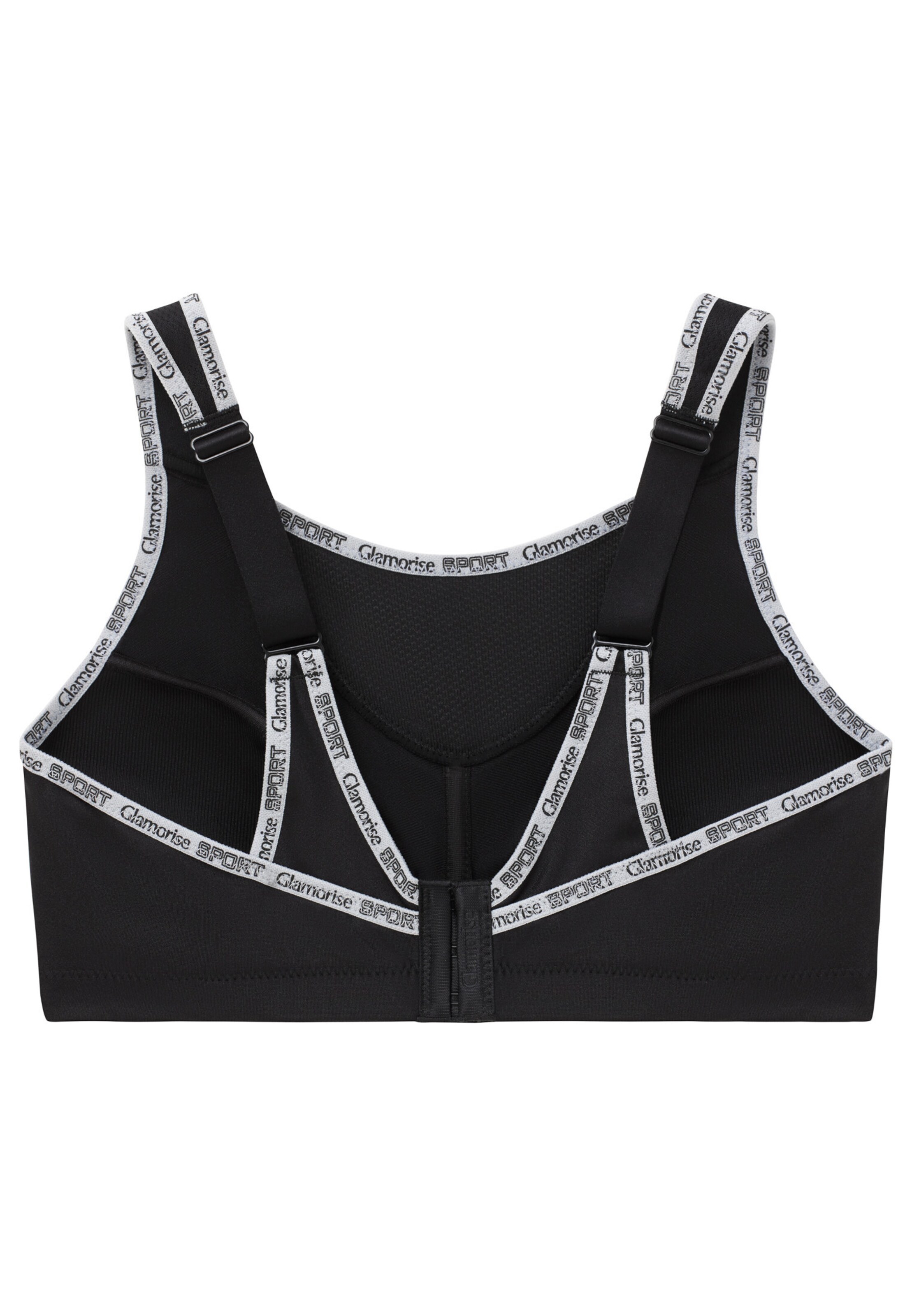 GLAMORISE Bralette Bra in Black