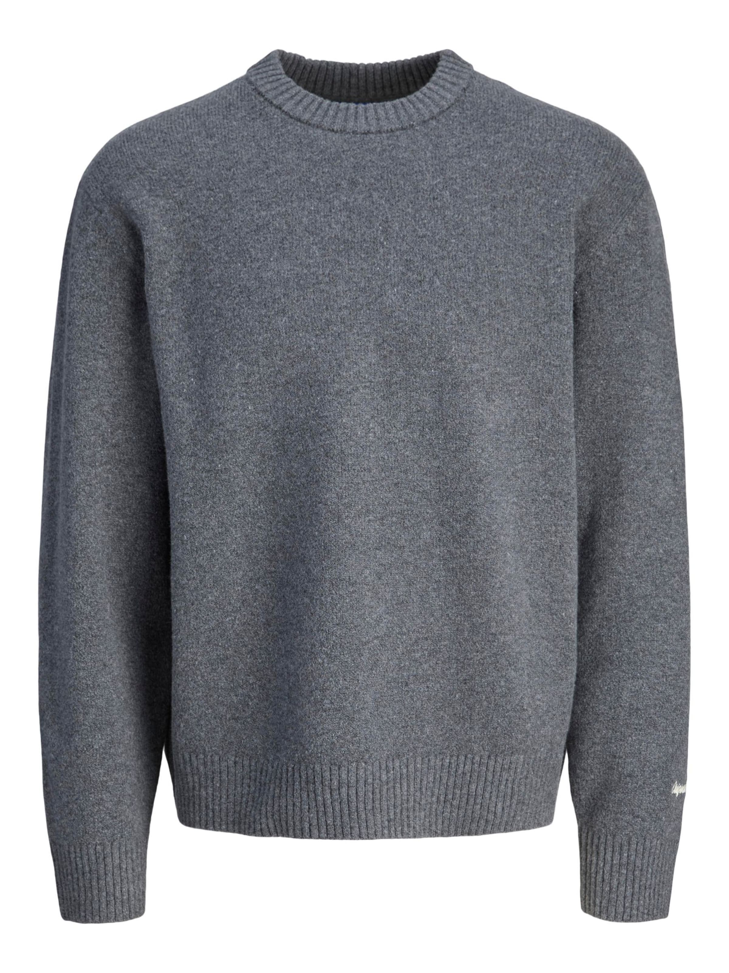 Jack & Jones Junior Sveter 'JORNorrebro' - Sivá: predná strana