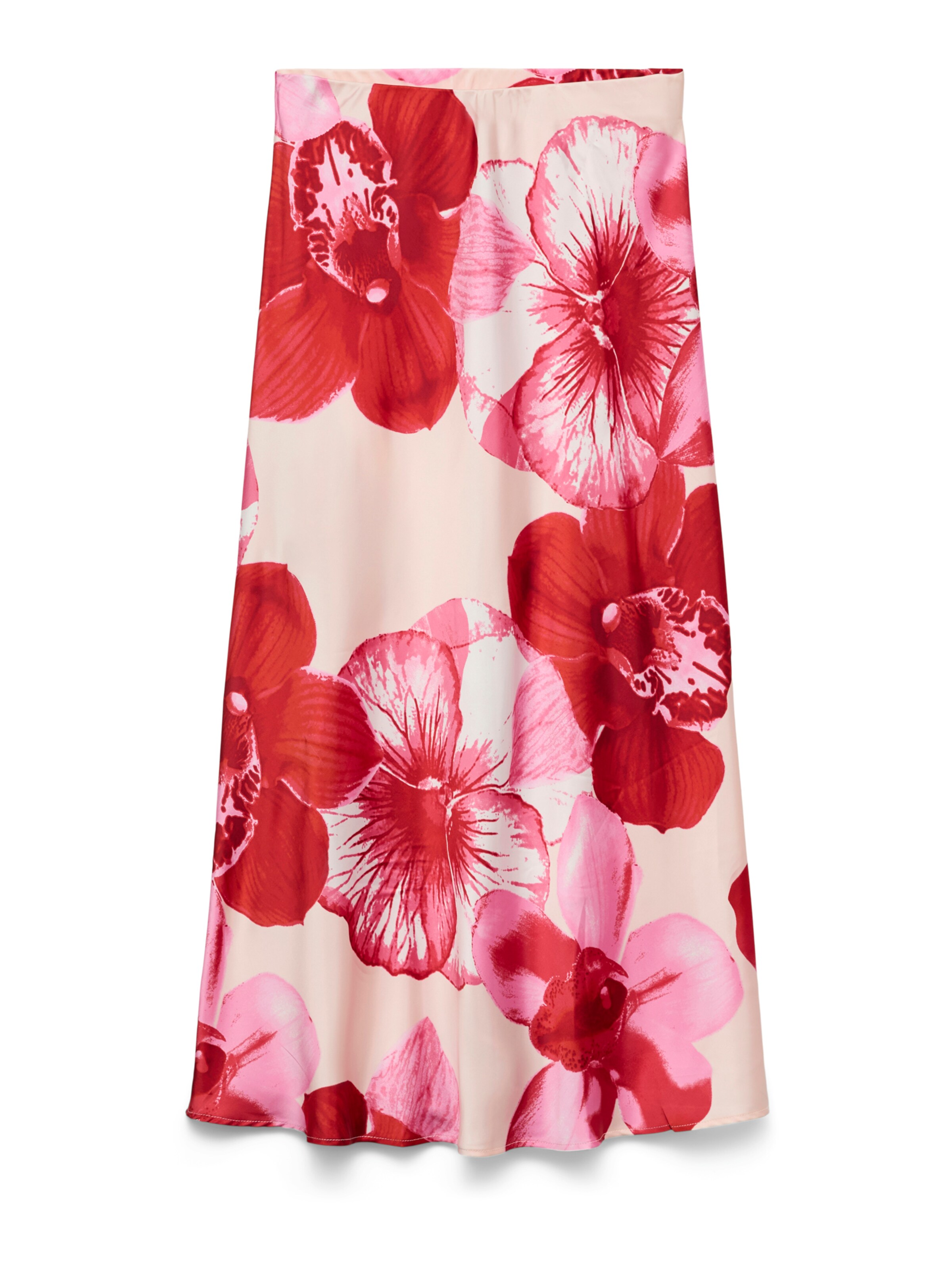 VERO MODA - Falda 'VMREBA HIBISCA' en rosa: frente