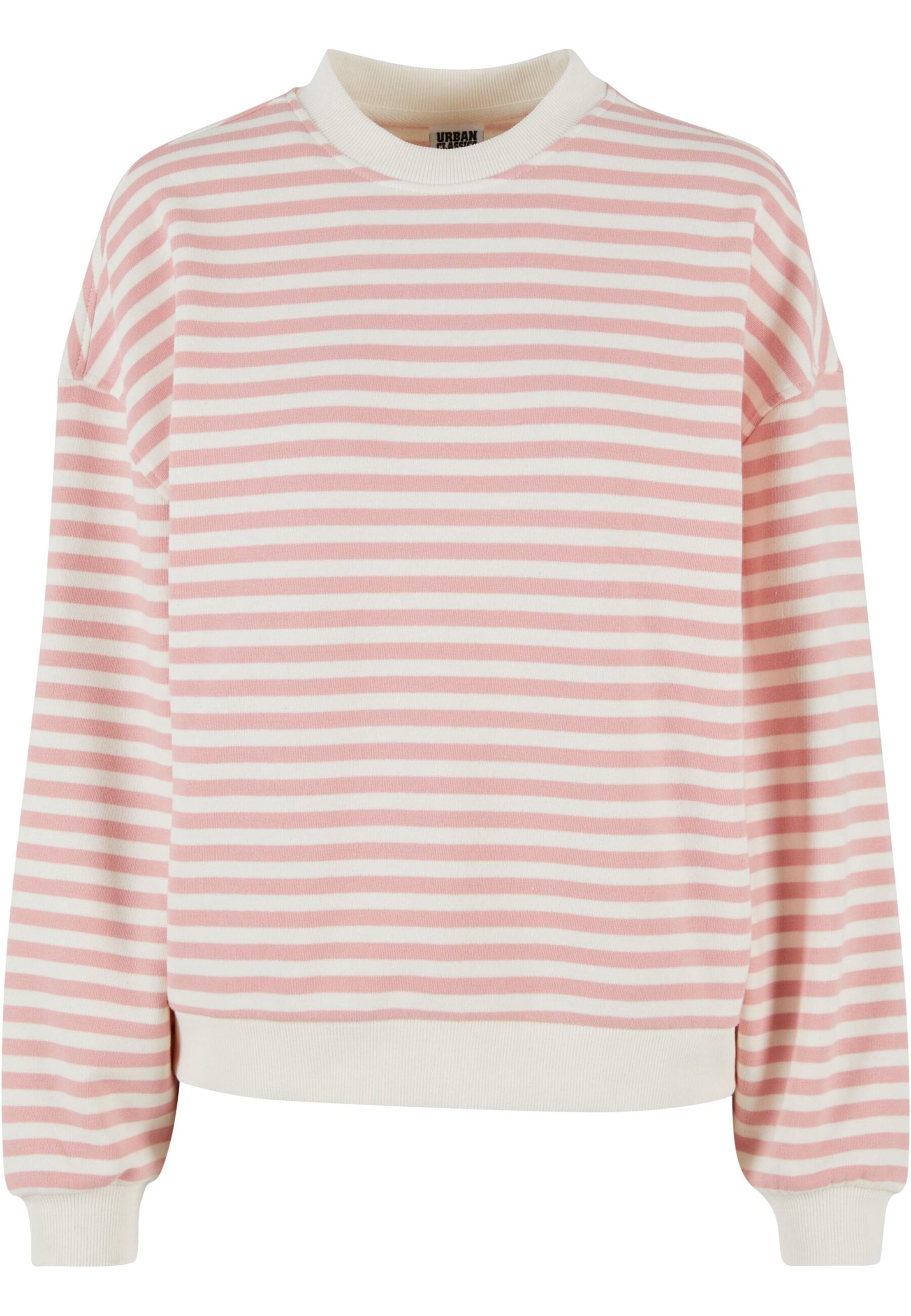 Urban Classics Sweatshirt in Pink: front