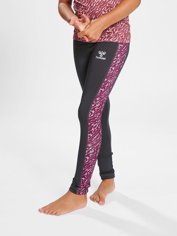 Hummel Slim fit Leggings 'SANNE' in Black