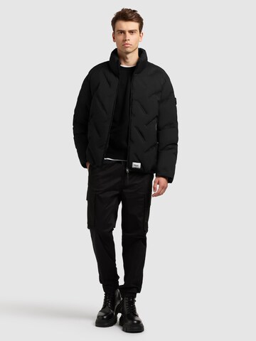 Veste d’hiver 'Clover' khujo en noir