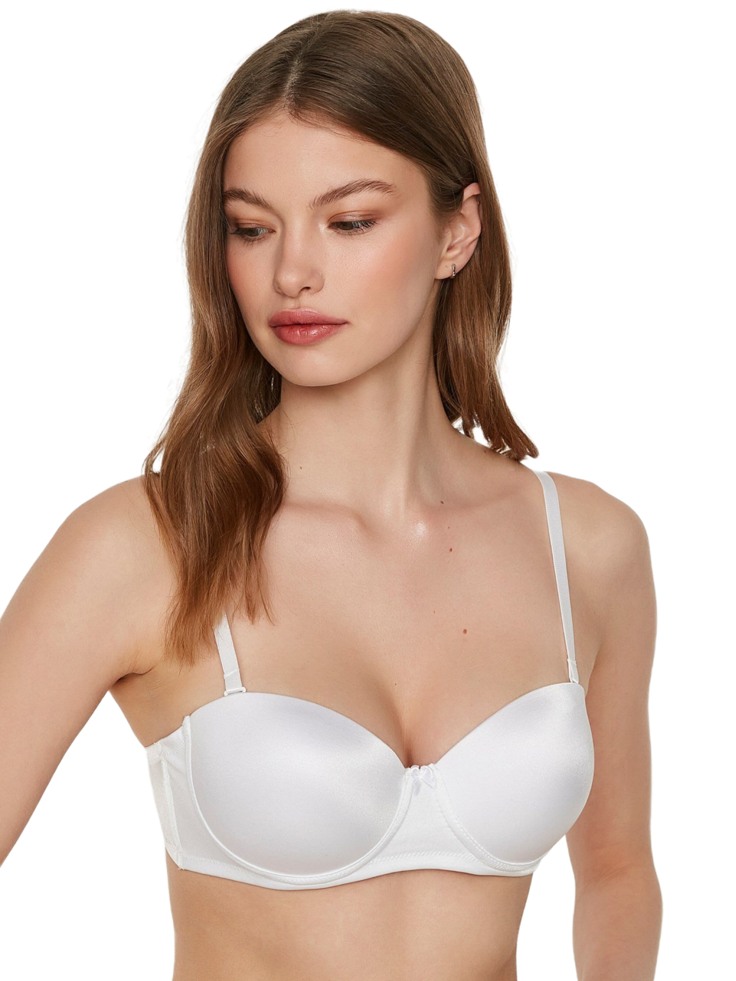 C&City Push-up Bra in White: front