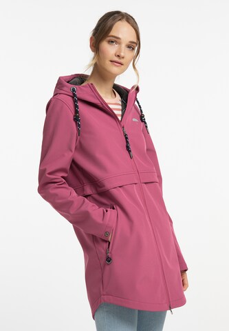 Schmuddelwedda Raincoat in Pink: front