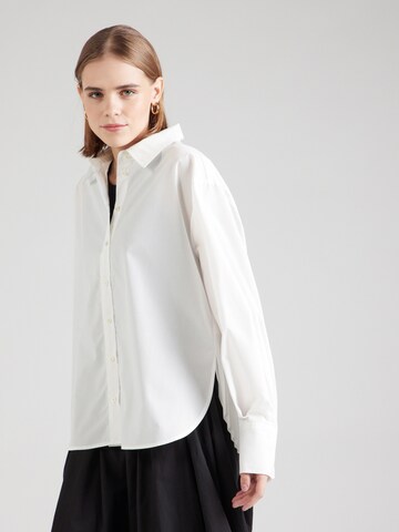 YAS - Blusa 'YASMIROZA' en blanco: frente