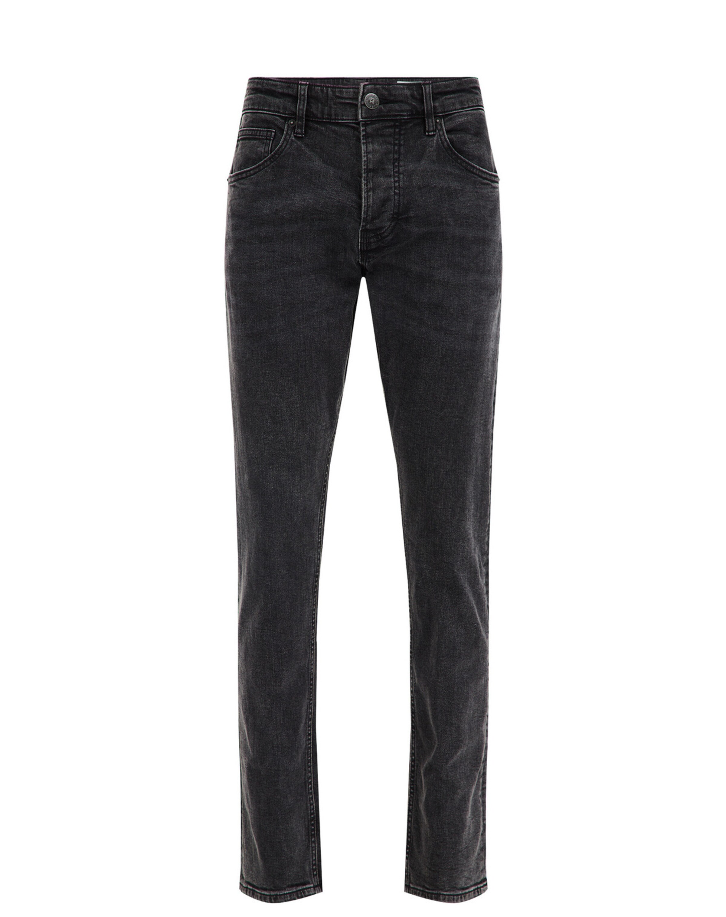 WE Fashion Slimfit Kavbojke | črna barva: sprednja stran