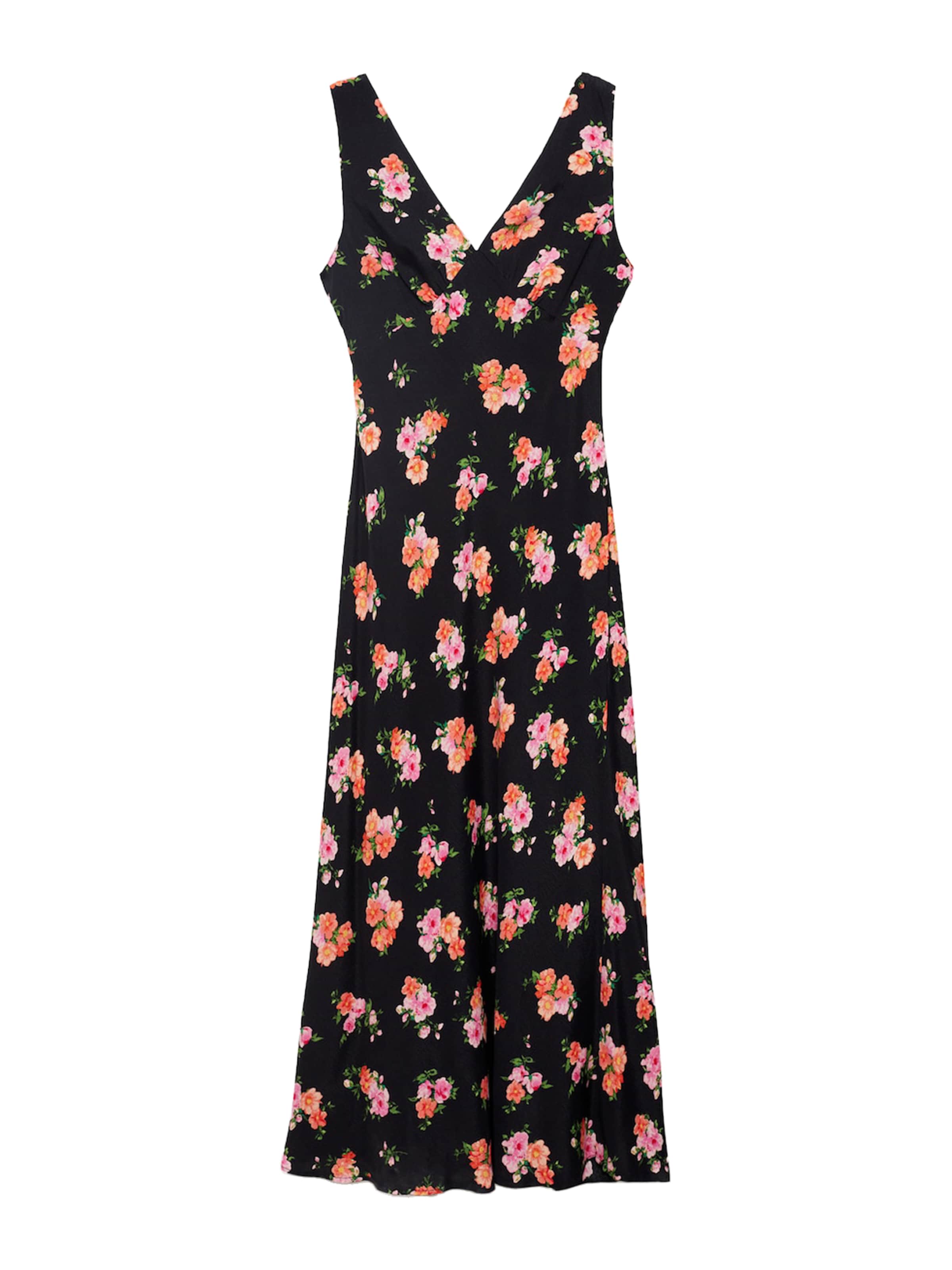 MANGO Рокля 'ROCIO' в черно: отпред