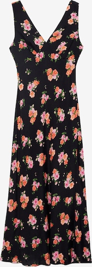 MANGO Haljina 'ROCIO' u kivi zelena / svijetlonarančasta / roza / crna, Pregled proizvoda