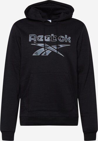 Sweat de sport 'Identity' Reebok en noir : devant