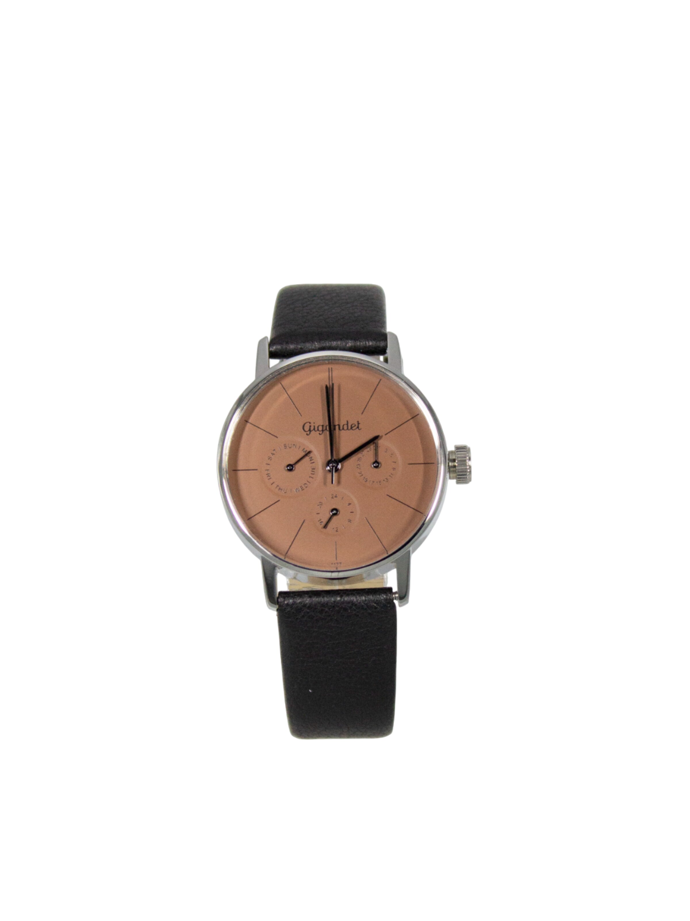 Gigandet Analog Watch 'MINIMALISM' in Brown: front