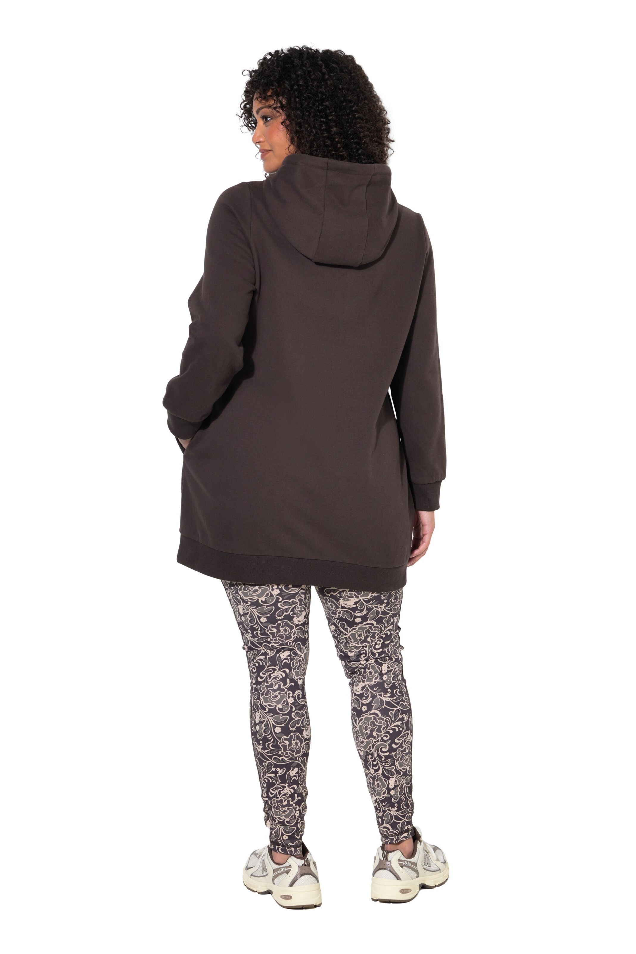 Ulla Popken Sweatshirt in Bruin