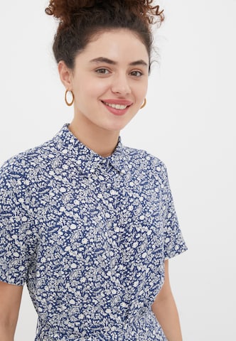 Finn Flare Zomerjurk 'Print' in Blauw