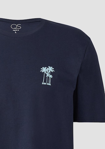 QS Shirt in Blauw