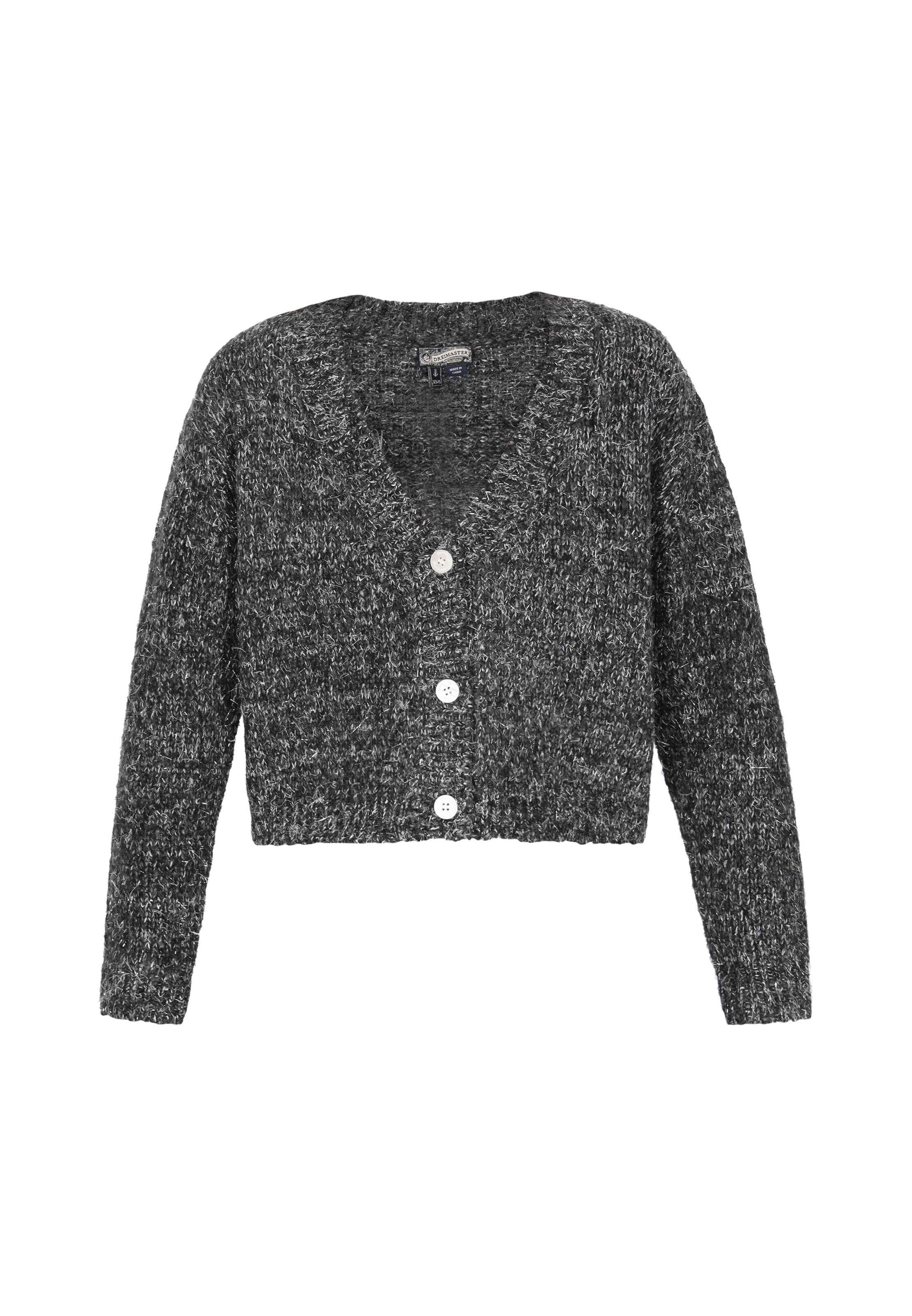 Cardigan DreiMaster Vintage en gris : devant