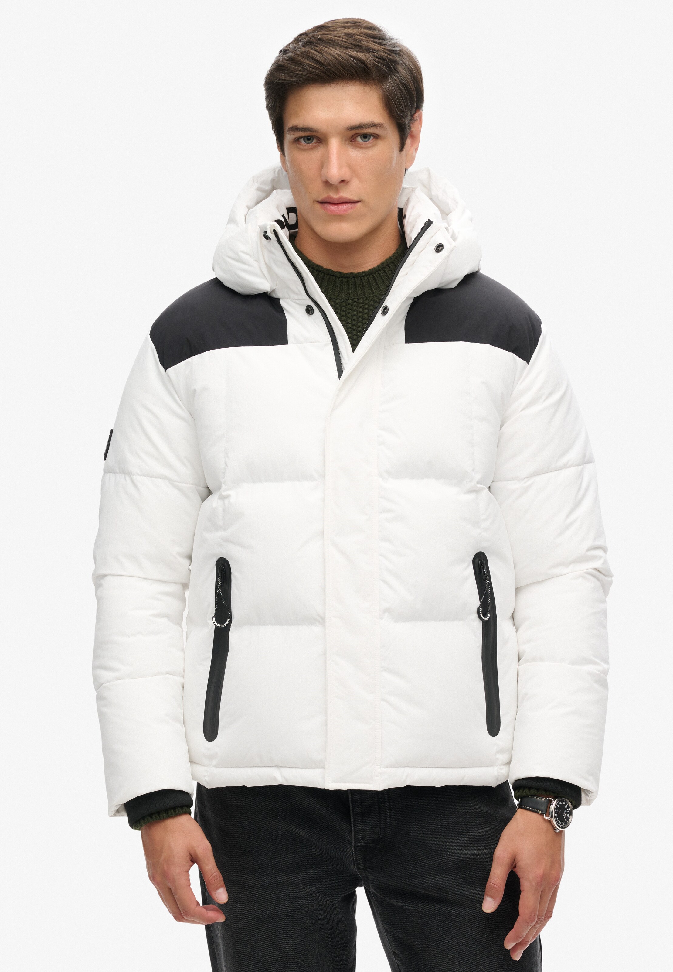 Superdry Jacke in Weiß