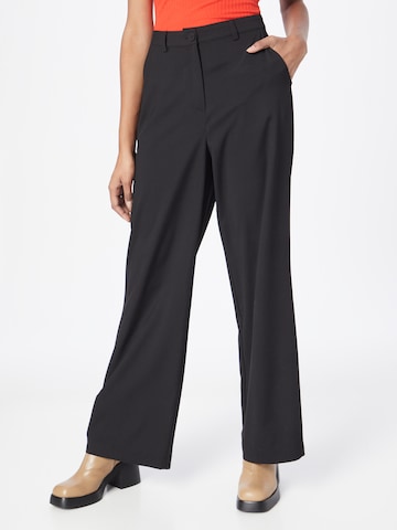 Wide Leg Pantalon 'VAGNA' SISTERS POINT en noir : devant