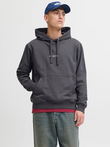 Sweat-shirt 'JORNORREBRO' JACK & JONES en gris : devant