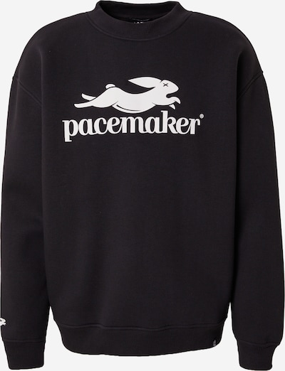 Pacemaker Sweatshirt 'Falk' in de kleur Zwart / Wit, Productweergave