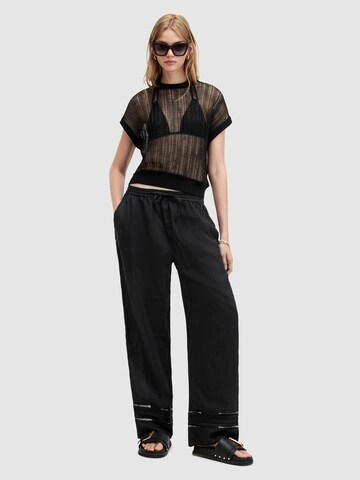 AllSaints Wide leg Broek 'JADE' in Zwart