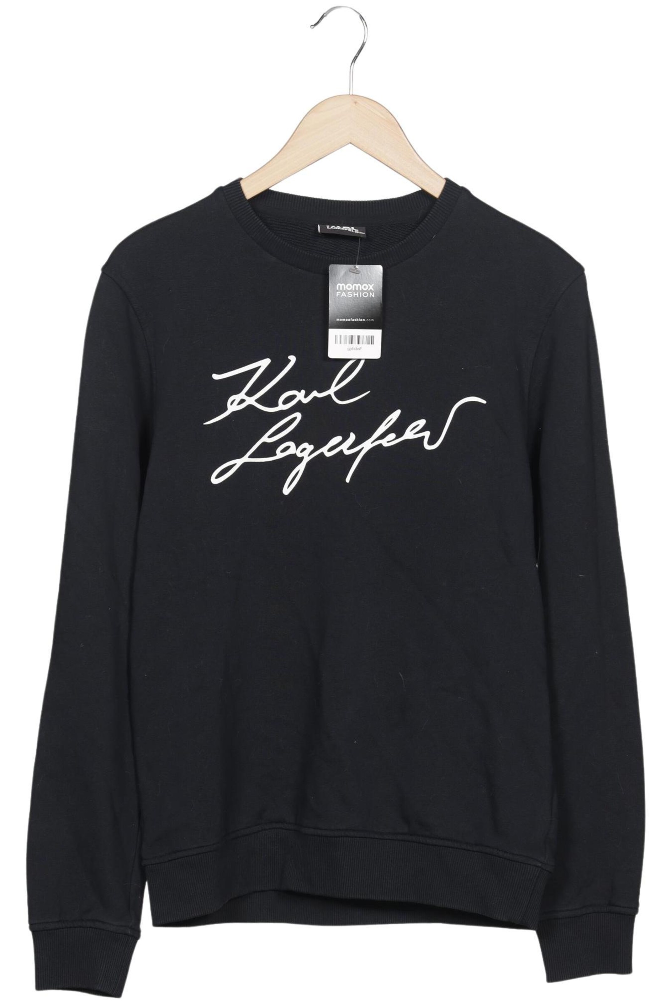 Karl Lagerfeld Sweatshirt & Zip-Up Hoodie in M in Black: front
