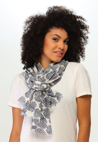 FRAAS Schal in Blau: Vorderseite