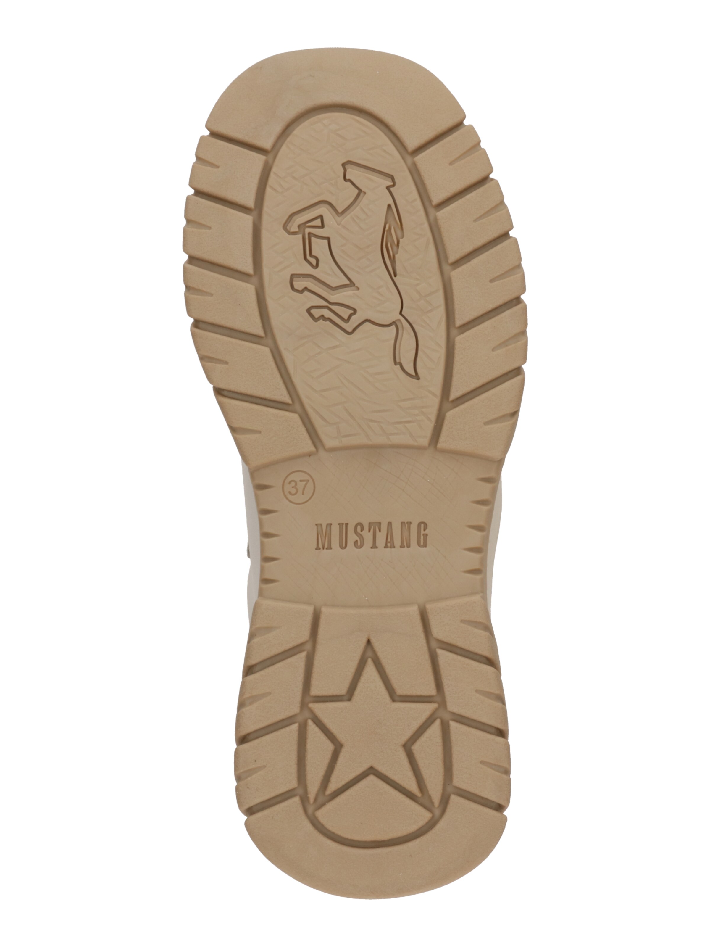 Baskets hautes MUSTANG en beige