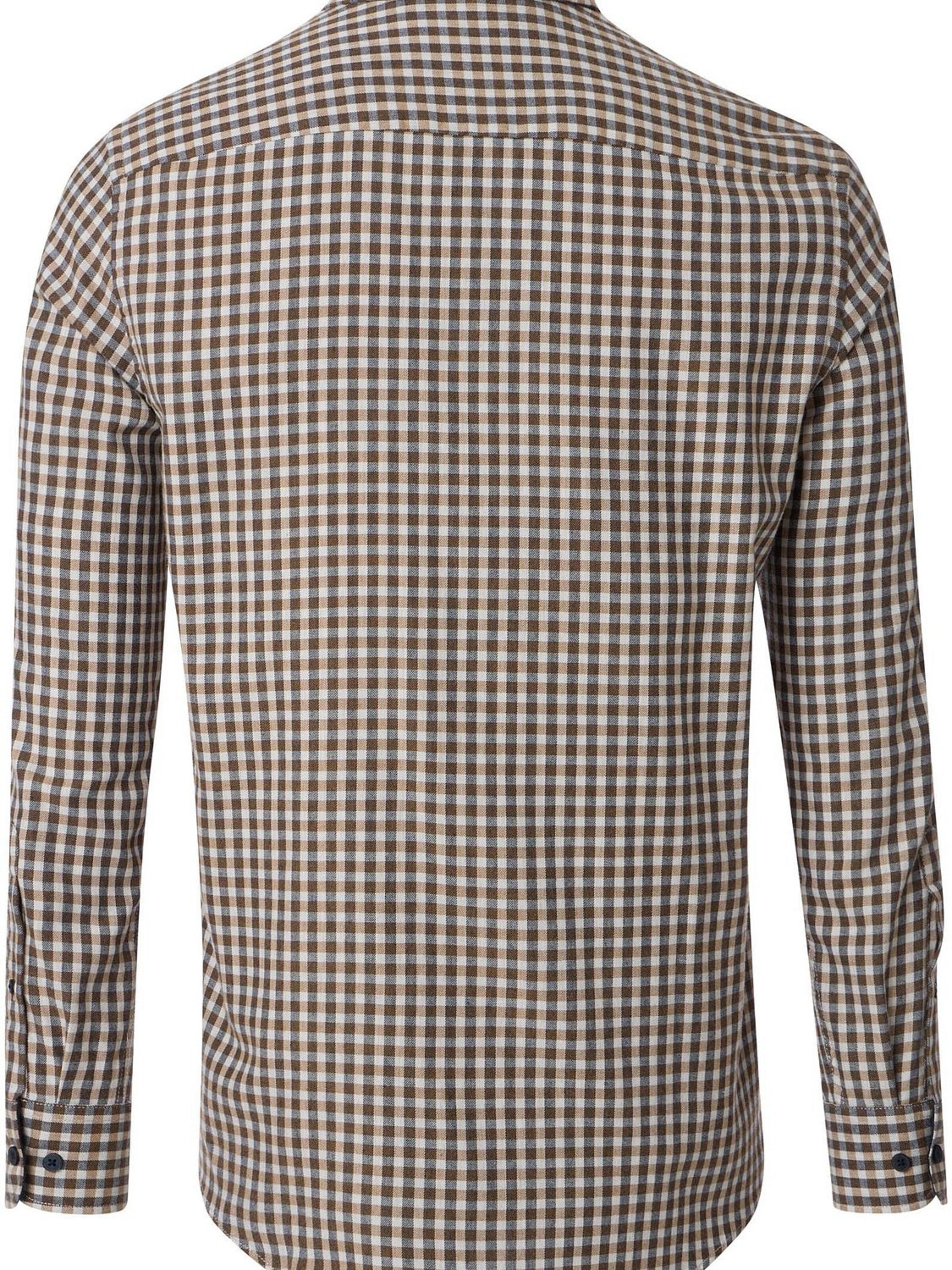 CASA MODA Regular fit Overhemd in Beige