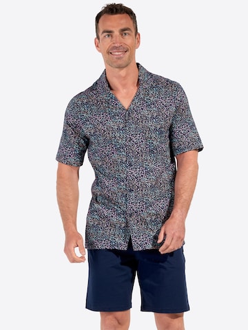 Pyjama court ' Sleepwear Vineyard ' HOM en bleu : devant