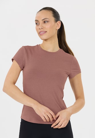 Athlecia Shirt 'Miwa' in Rood: voorkant