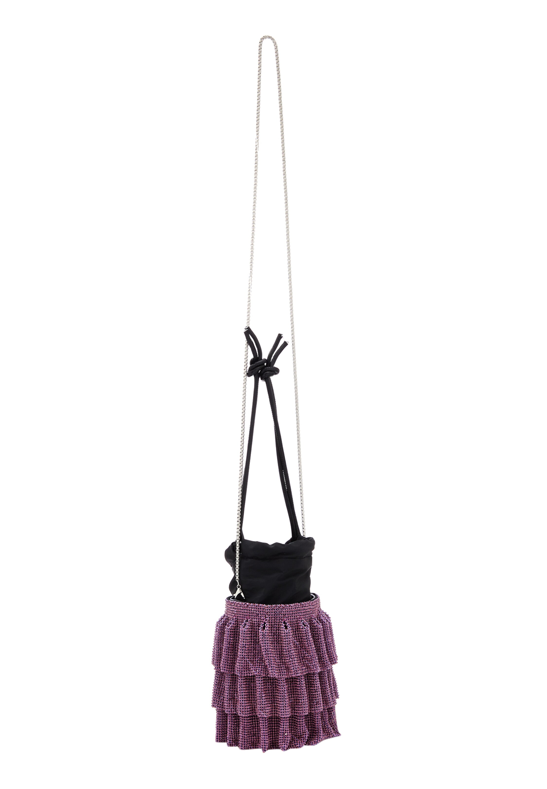 Borsa a sacco di faina in lilla