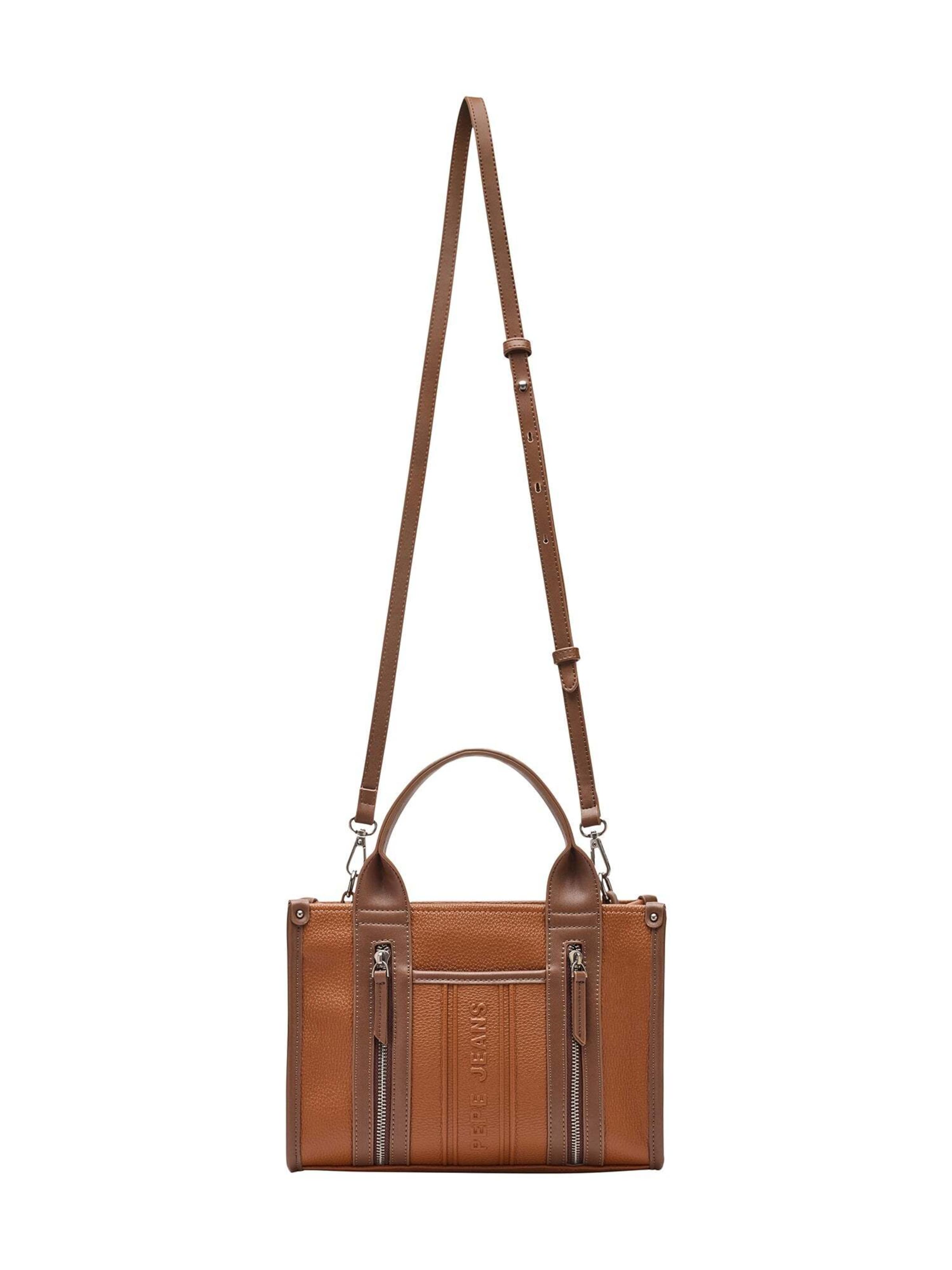 Pepe Jeans Handtasche 'Zadie Maze' in Braun