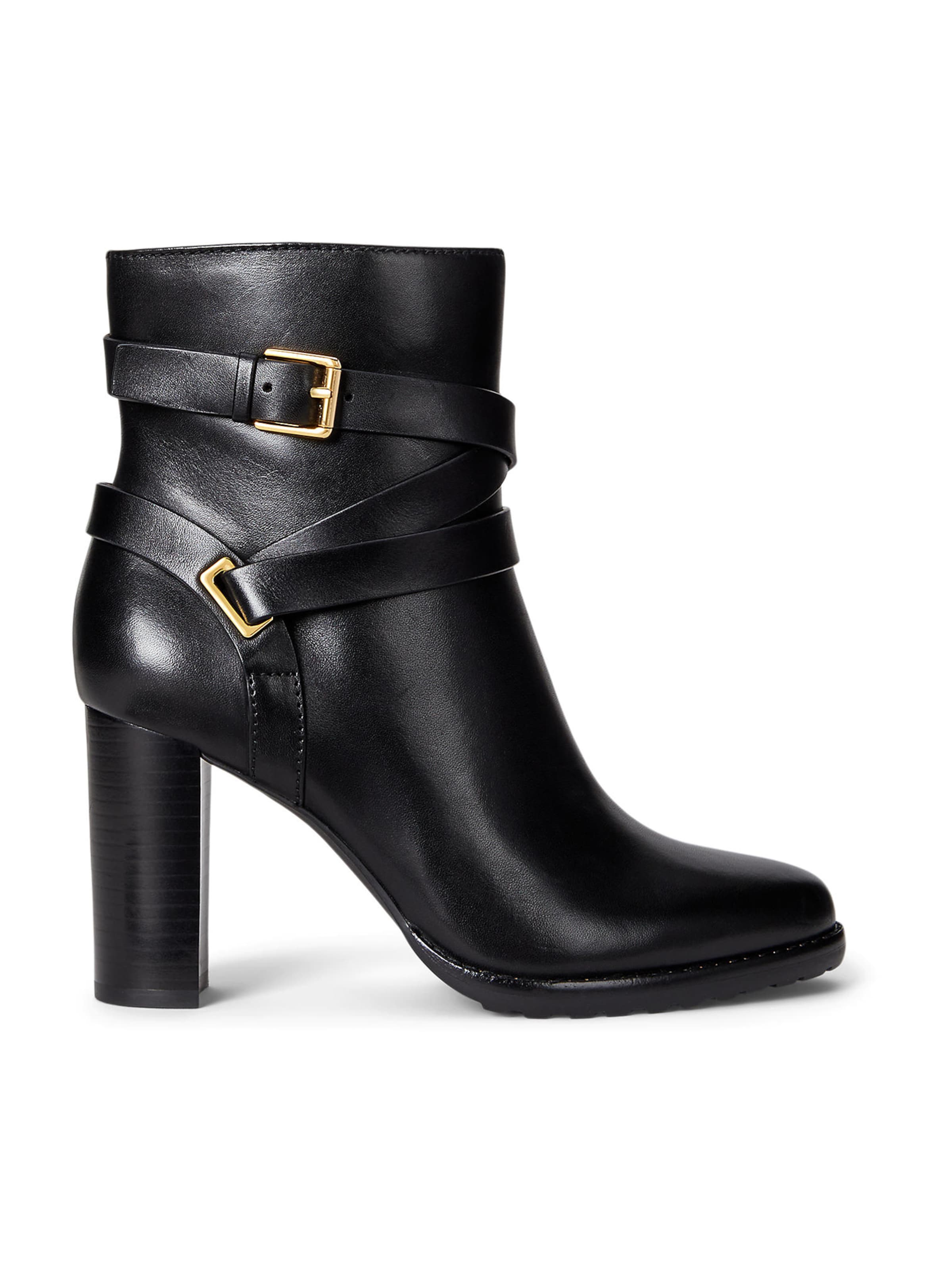 Lauren Ralph Lauren Μποτάκι 'CLLNS' σε μαύρο: μπροστά