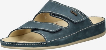Sandales à lanières vital en bleu : devant