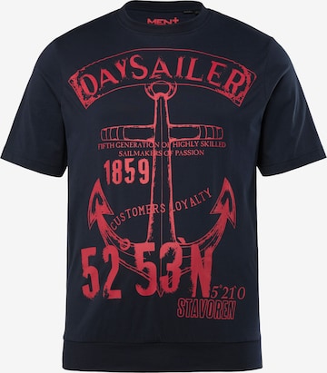 T-Shirt Men Plus en bleu : devant