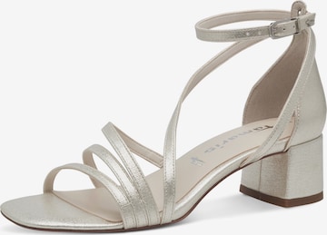 Sandalo con cinturino di Tamaris in beige: frontale