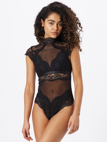 Hunkemöller Bodi 'Emily' | črna barva: sprednja stran