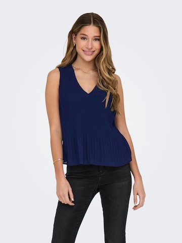 ONLY Blouse 'SHELLY VITA' in Blauw: voorkant