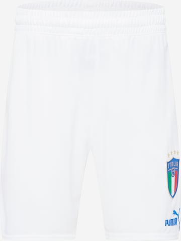 PUMA Regularen Športne hlače | bela barva: sprednja stran