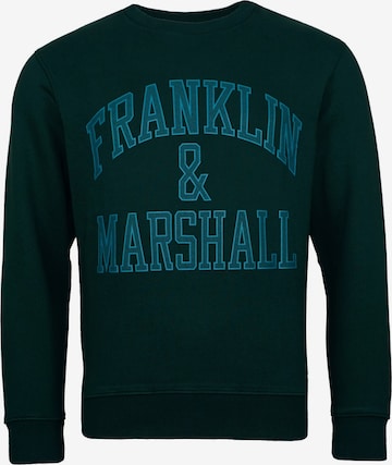 FRANKLIN & MARSHALL Sweatshirt in Grün: Vorderseite