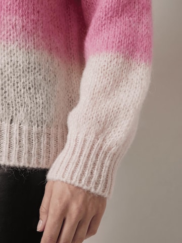 americandreams Oversizepullover 'Milana 2-Colored'‌‌‌‌‌ in Pink