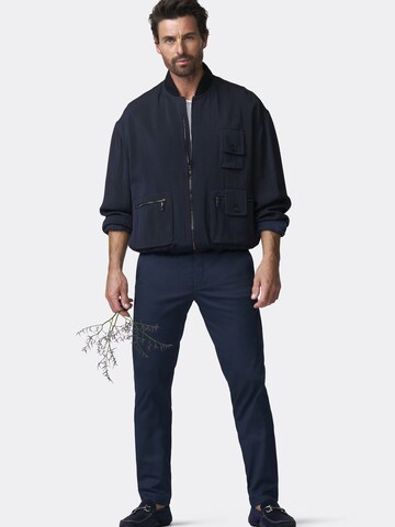 Coupe slim Pantalon chino MMX Germany en bleu