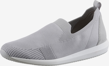 ARA Classic Flats in Grey: front